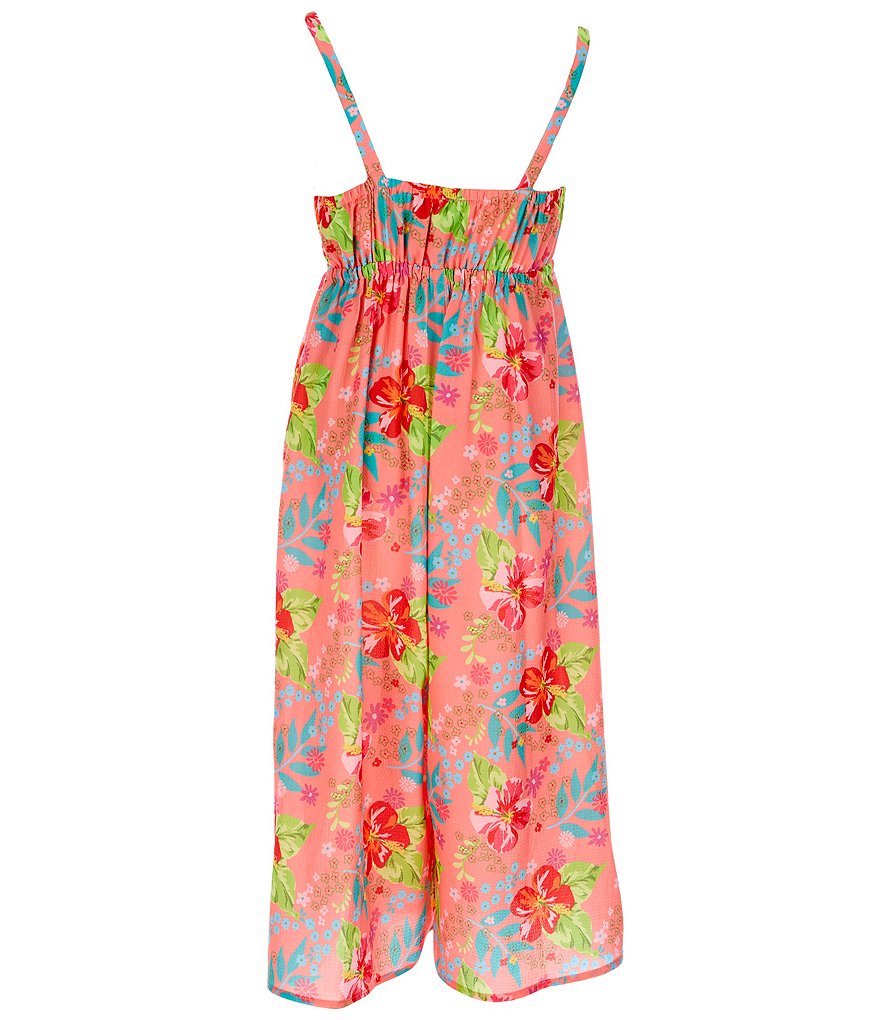 Bonnie Jean Big Girls 7-16 Tropical Floral Jumpsuit