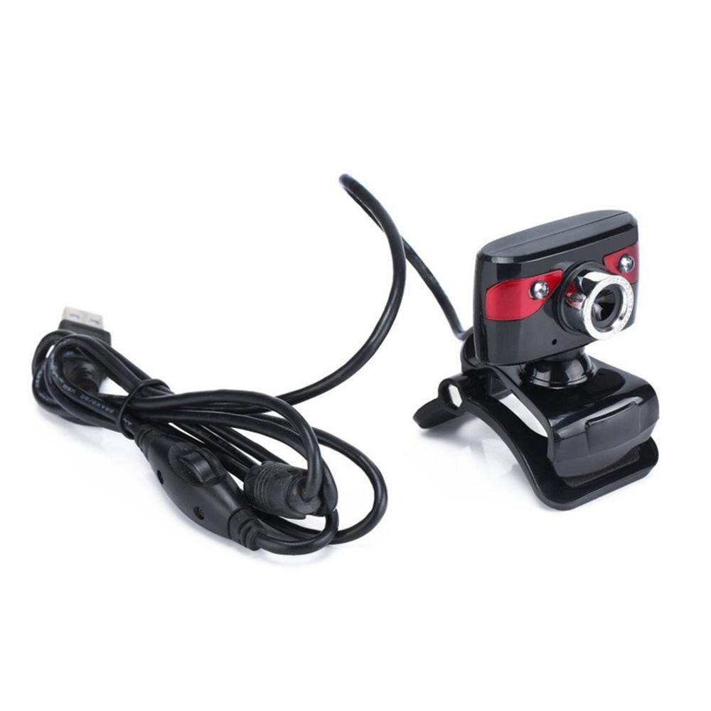 Lejiahong HD Free Drive Computer Network Video Camera Webcam Digital Video HD Web Camera Built-In Sound Absorption Microphone