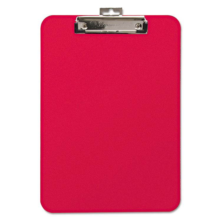 Baumgartens Unbreakable Recycled Clipboard 1/4" Capacity 8 1/2 x 11 Red 61622