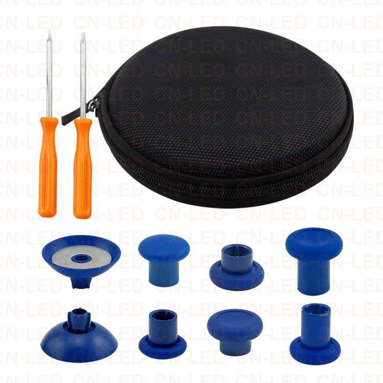 8 Pcs Replacement Swap Magnetic thumbsticks Fits for PS4 DualShock 4 Controller Xbox One Elite Controller Xbox One Controller - Blue