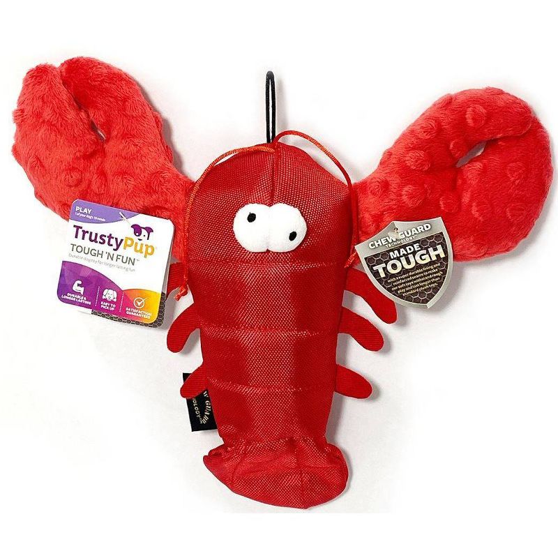 TrustyPup Lobster Dog Toy - M