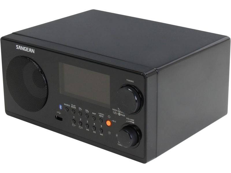 SANGEAN FM-RBDS / AM / USB / Bluetooth Digital Receiver WR-22BK