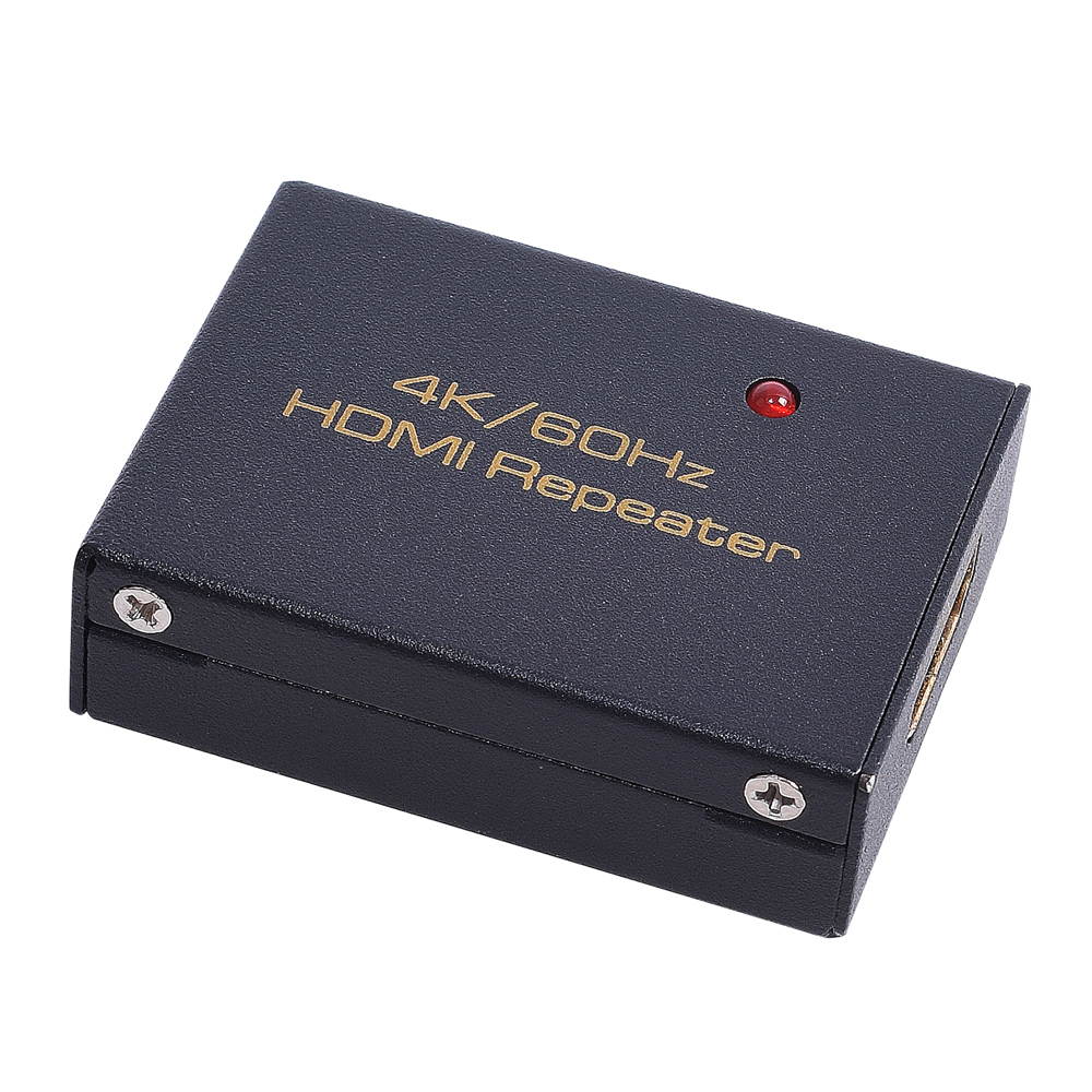 4K/60Hz HDMI Repeater 4Kx2K/60Hz Input/output HDMI Cable can be 15m for 1080P signal and the input/output HDMI cable can be 10m for 4K*2K signal