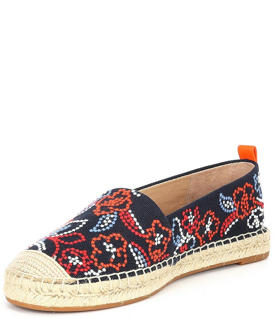 Lauren Ralph Lauren Cameryn Floral Canvas Slip-On Espadrilles