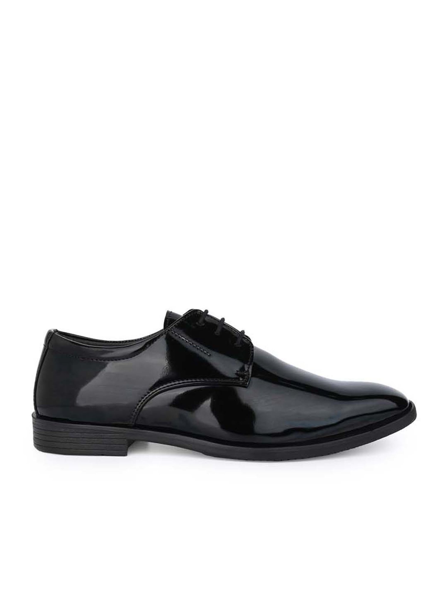 Styli Men's Black Derby Shoes