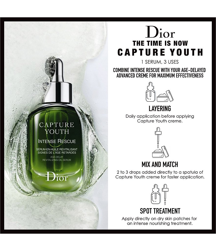 Dior Capture Youth Intense Rescue Age Delay Revitalizing Oil Serum