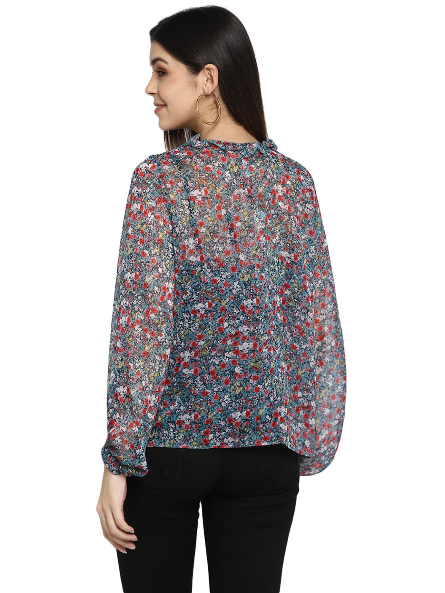 Aditi Wasan Multicolor Printed Shirt