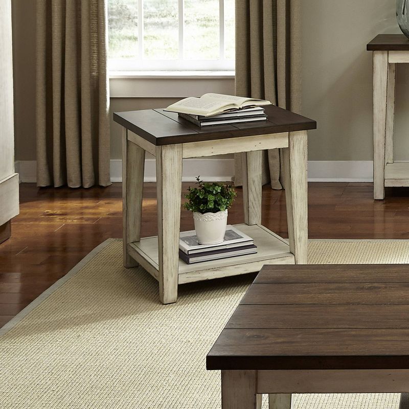 Lancaster End Table Gray - Liberty Furniture