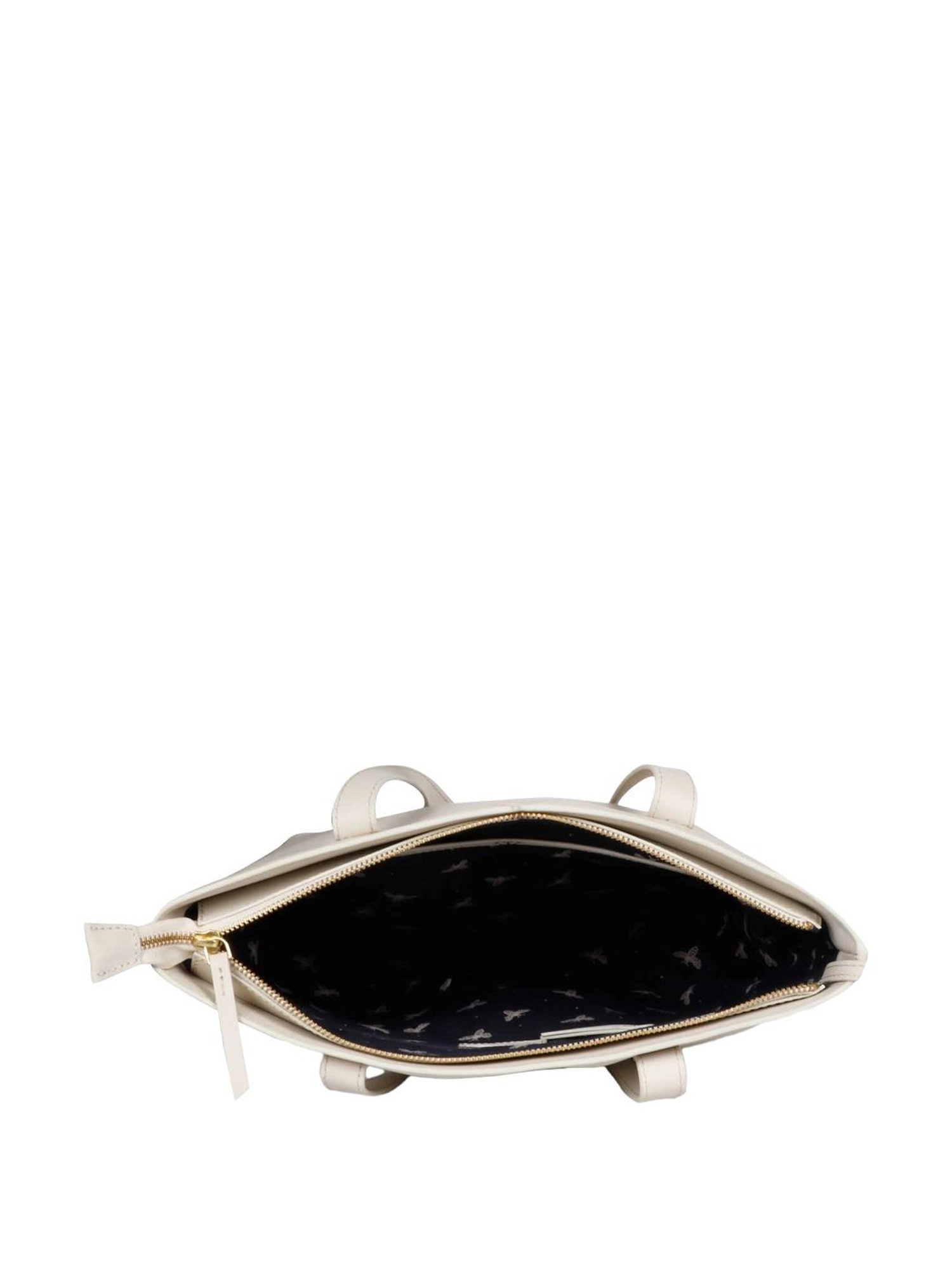 Favore White Solid Medium Totes