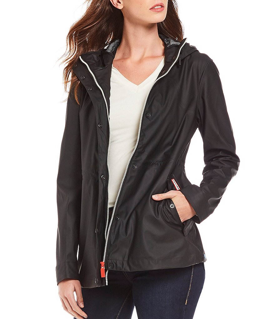 Hunter Lightweight Rubberized Hooded Jacket