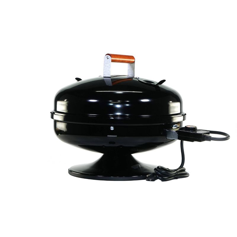 Americana The Wherever Grill - Dual-Fuel Electric and Charcoal Model 2130.4.111 - Black - Meco
