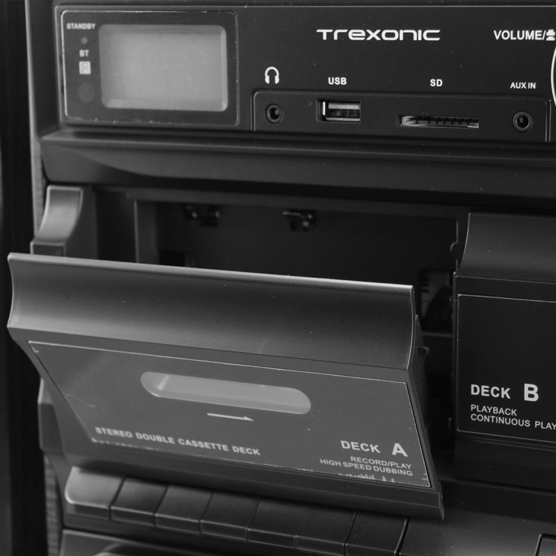 Trexonic 3-Speed Vinyl Turntable Home Stereo System