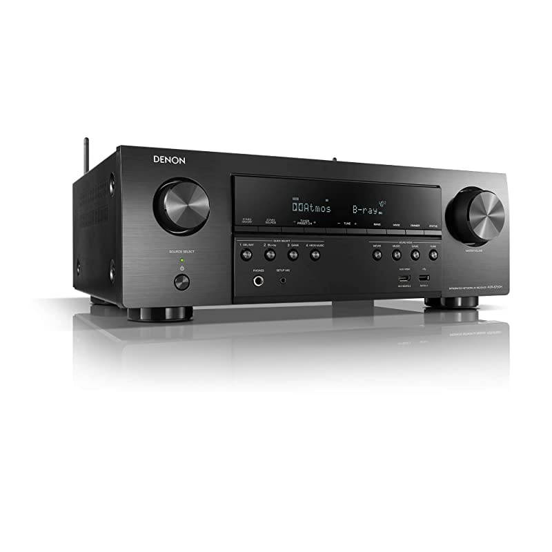 AVRS750H Receiver 72 Channel 165W x 7 4K Ultra HD Home Theater 2019 | Music Streaming | New eARC 3D Dolby Surround Sound Atmos DTSVirtual Height Elevation | Alexa + HEOS