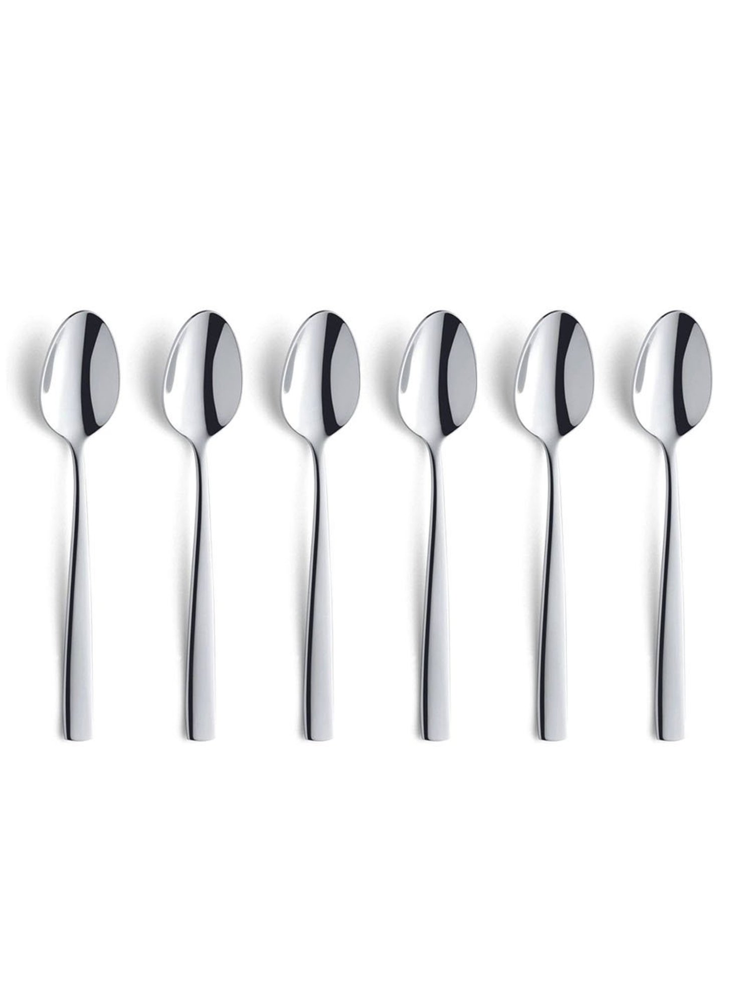 Amefa Martin Silver Stainless Steel Mocca Spoon - Set of 6