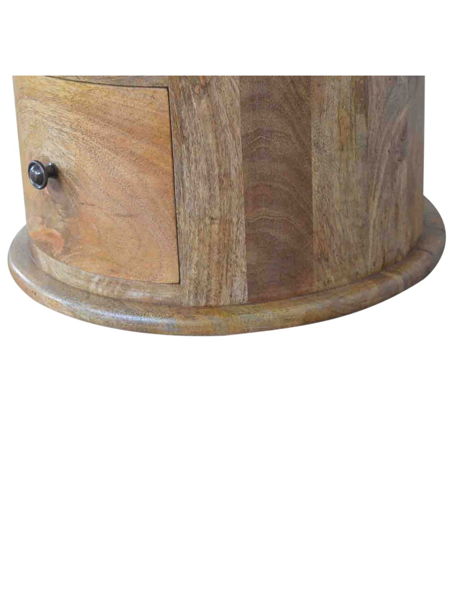 Artisan Furniture 3 Drawer Drum Brown Wood Chest