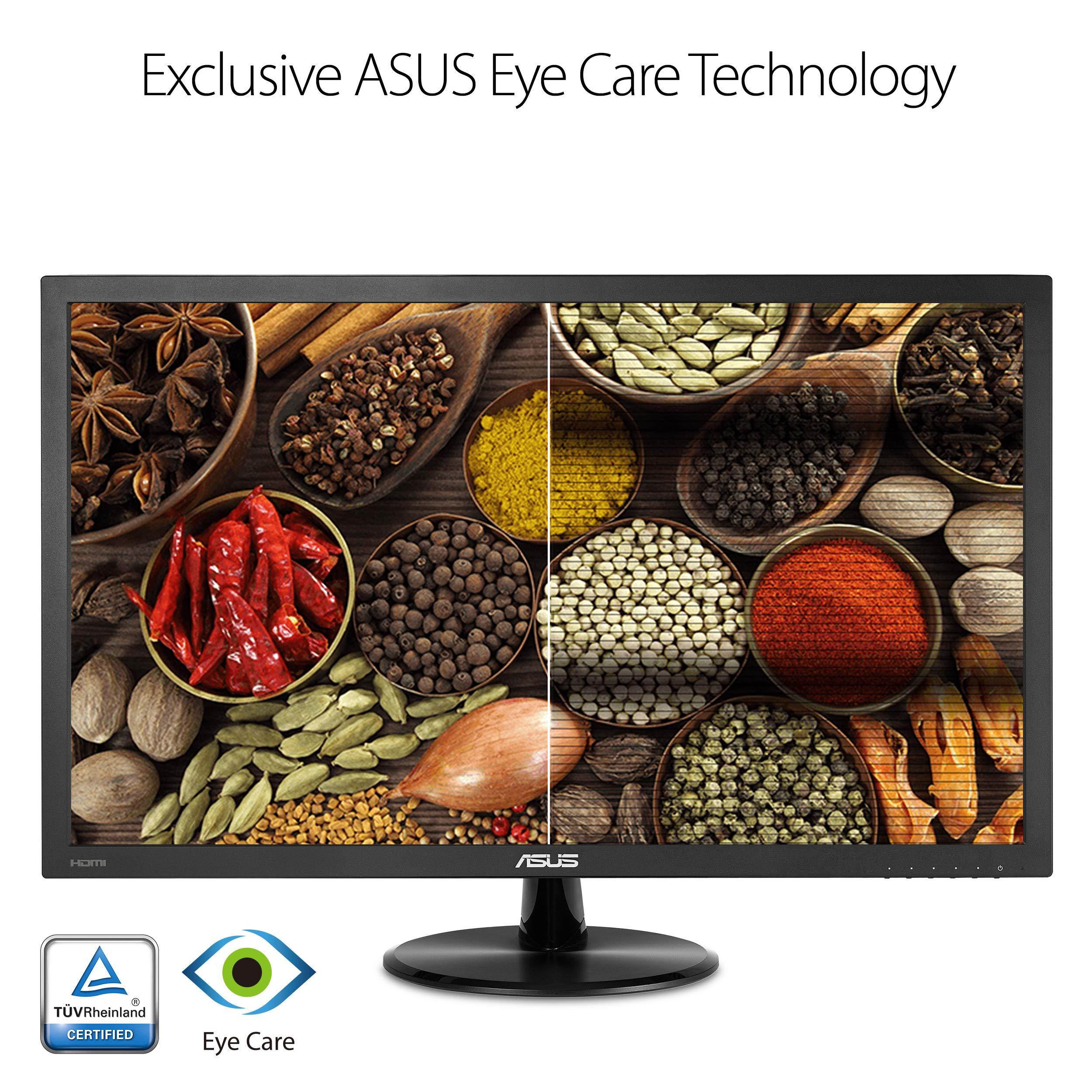 Asus VP228HE 21.5&rdquo; Full HD 1920x1080 1ms HDMI VGA Eye Care Monitor,Blacklight