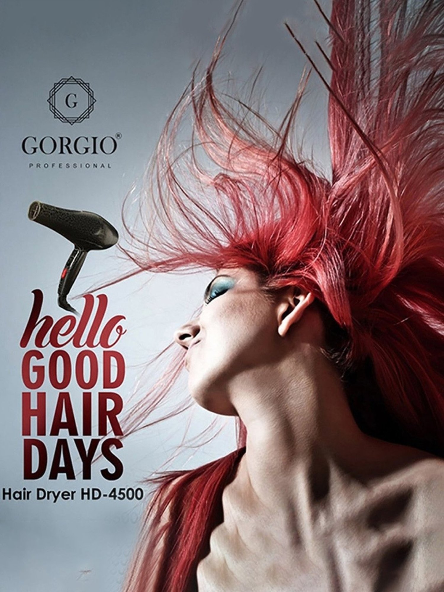 Staunch SHD2011 1600W Compact and Foldable Hair Dryer (White and Pink)