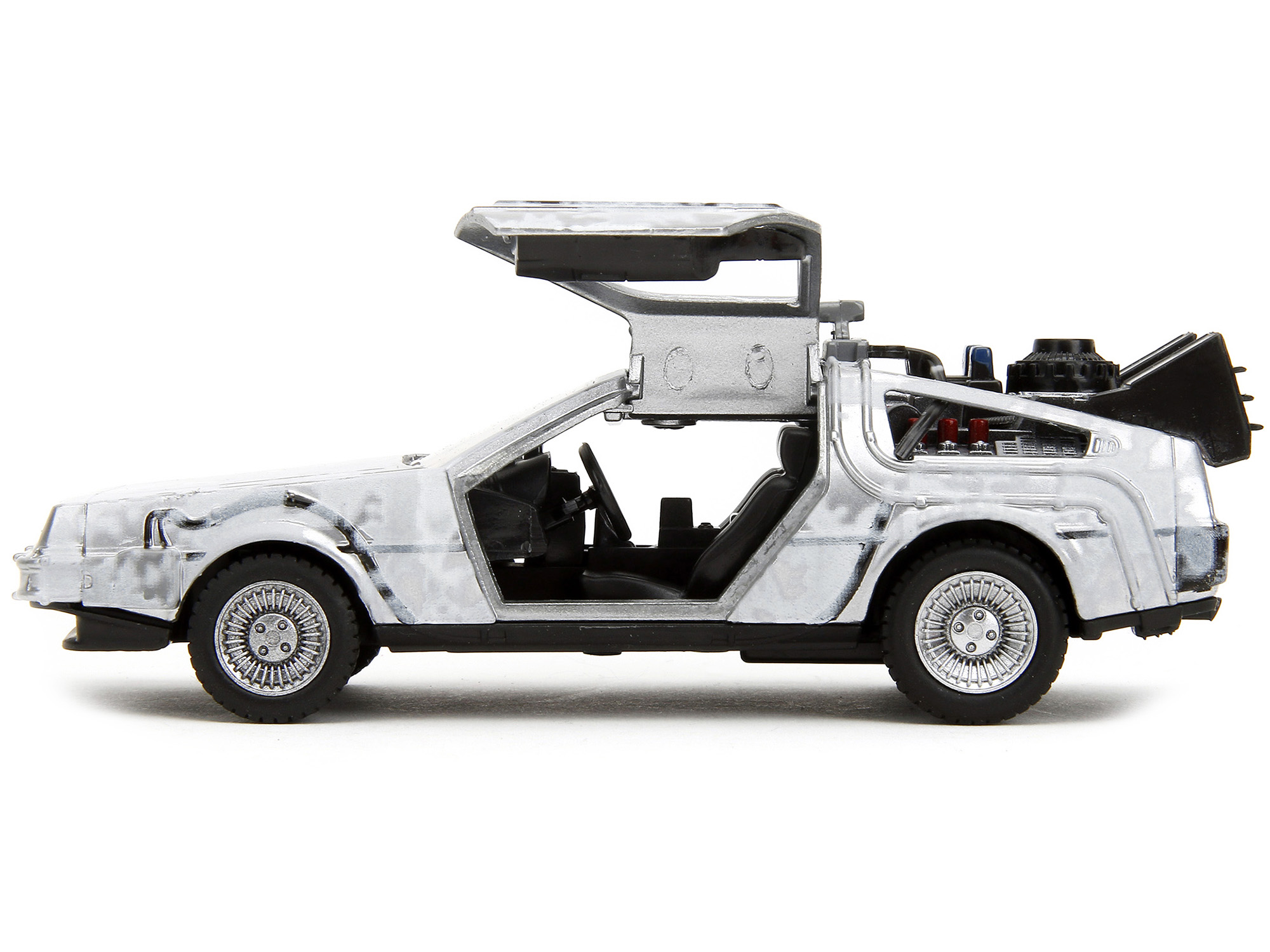 DMC DeLorean Time Machine with Doc Brown Figure "Back to the Future" (1985) Movie Diecast Model Car by Corgi