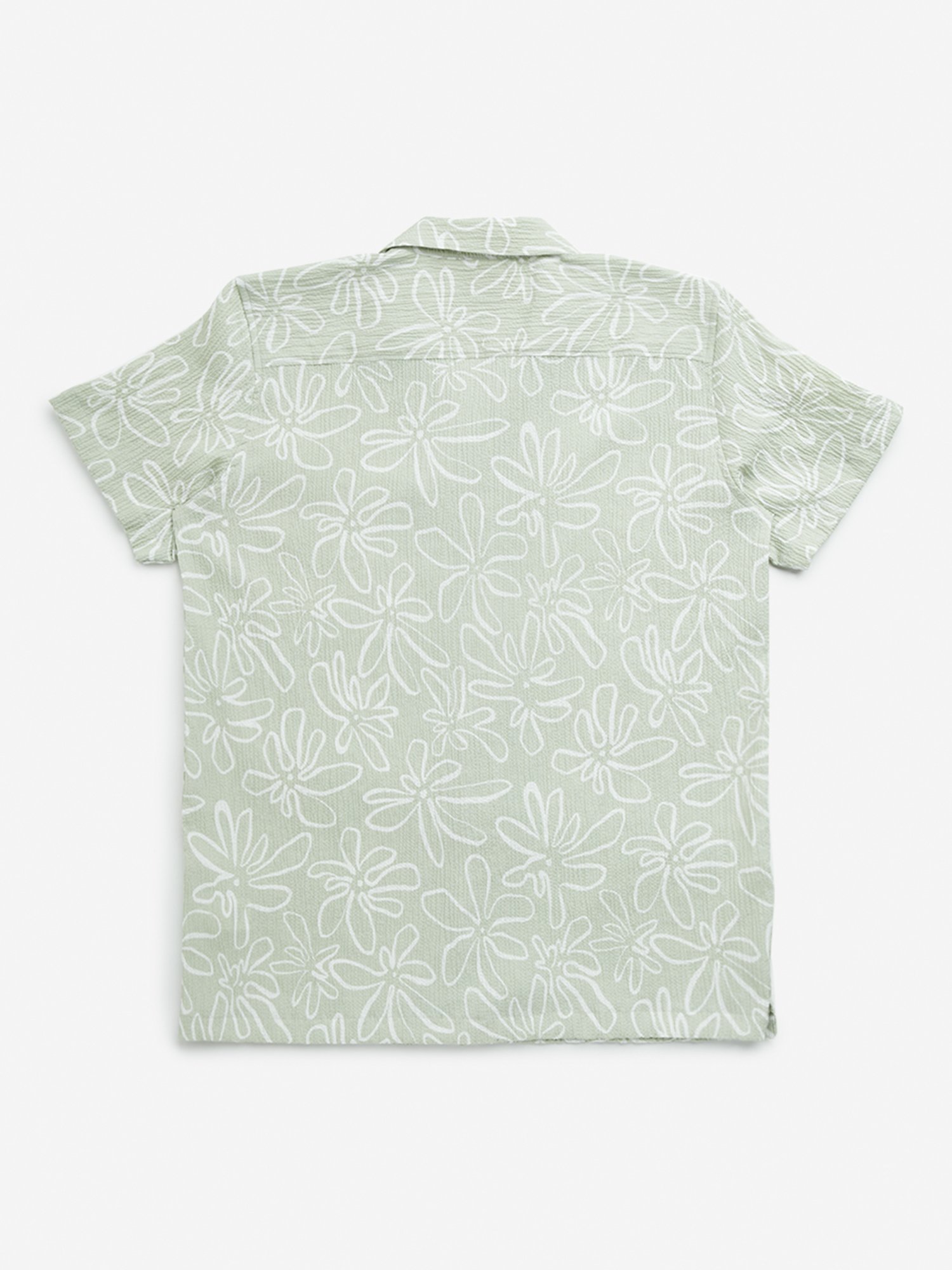Y&F Kids by Westside Sage Floral Design Resort-Fit Shirt