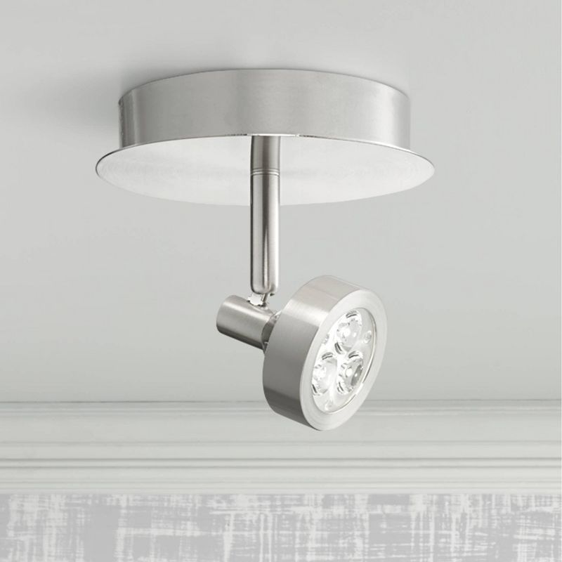 Pro Track(R) Dimmable Tilden 1-Light Brushed Nickel LED Ceiling Light