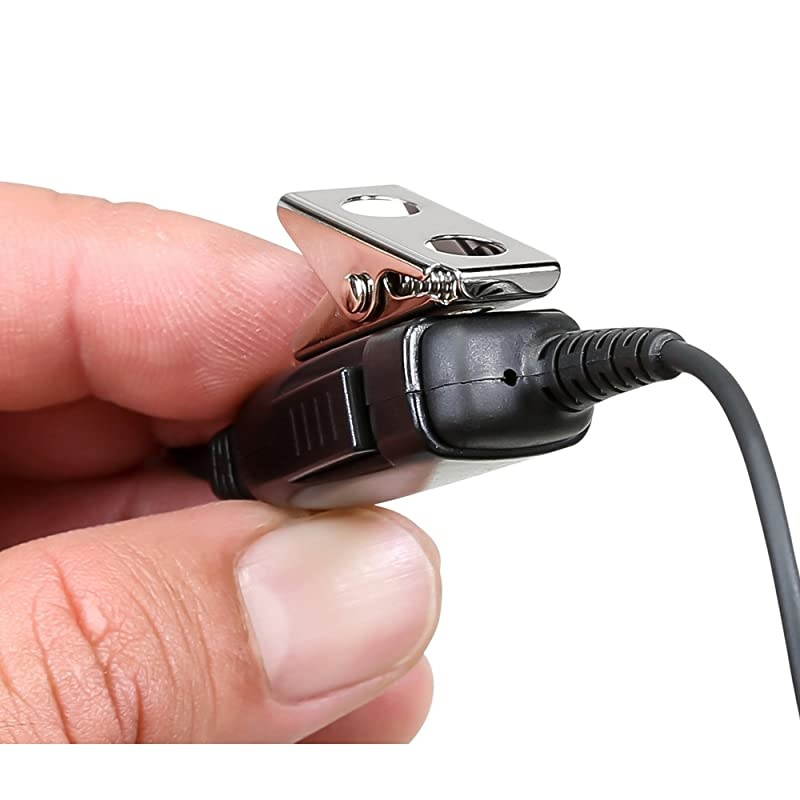 Arrowmax AEH3000M9 Walkie Talkie Two Way Radio Black Headset Earpiece Mic for Motorola D93441 DP4400EX DGP8550EX