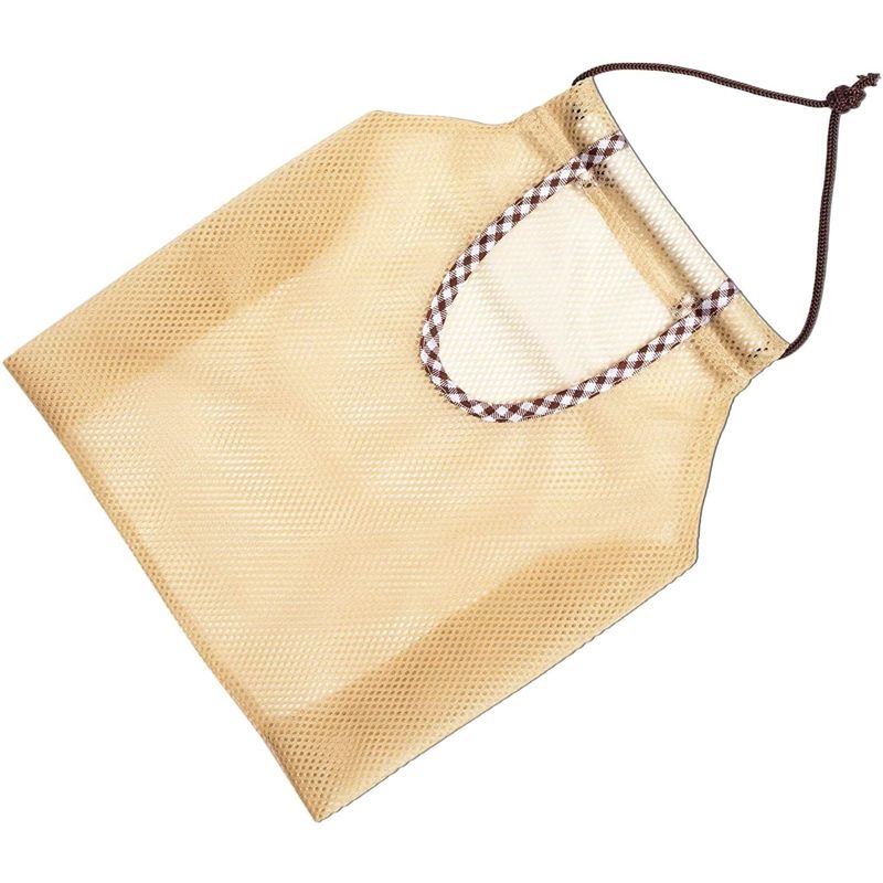 Farmlyn Creek 3 Mesh Produce Hanging Storage Bags, with Heart Hooks (10 x 11 in)