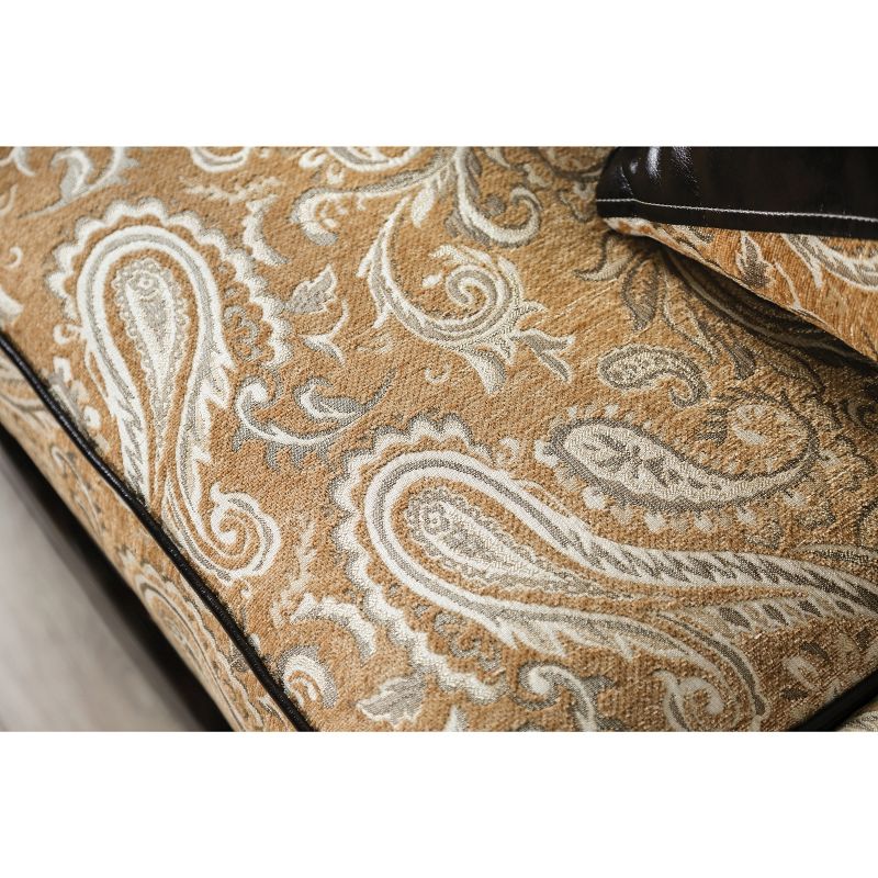 Harper Loveseat Yukon Gold/Espresso - HOMES: Inside + Out