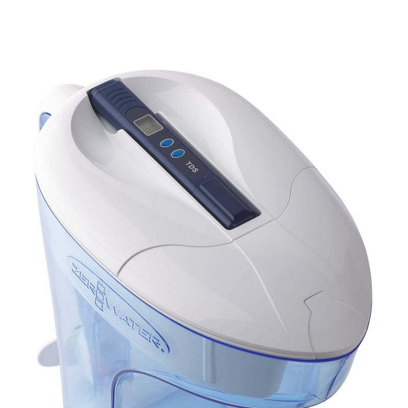ZeroWater 12 Cup Water Pitcher with Ready-Pour + Free Water Quality Meter