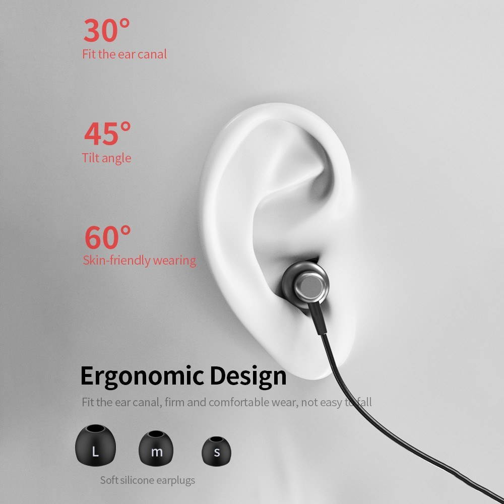 Lenovo HE05 Pro Wireless BT Headphone BT5.0 In-ear Earphone IPX5 Waterproof Sport Earbud with Noise Cancelling Mic Black