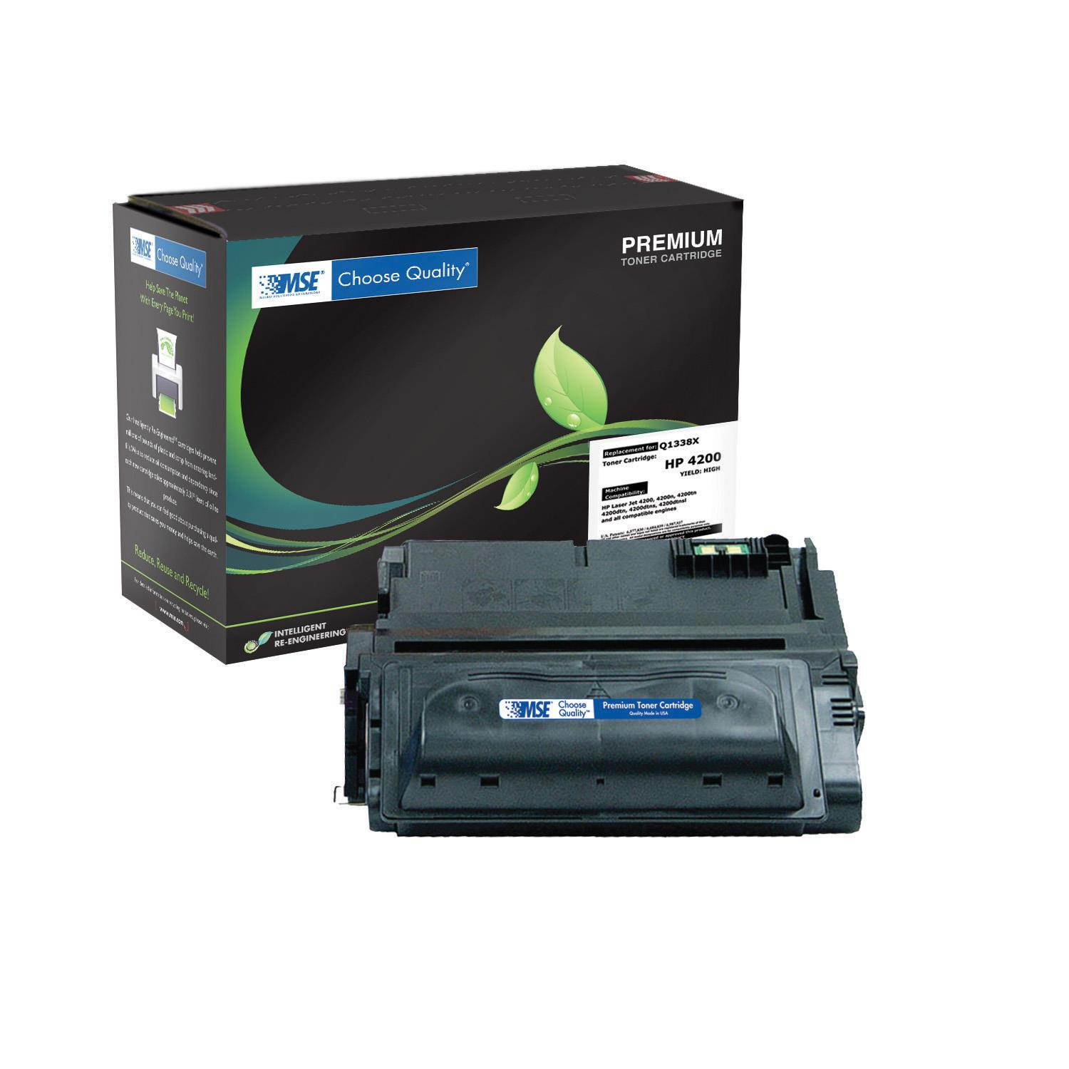 MSE Compatible Black Toner Cartridge (Alternative for HP 38A/Q1338A)