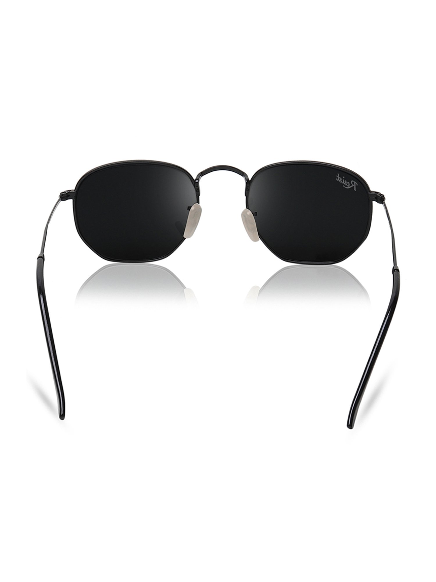 Resist Eyewear Black Hexagon UV Protection Unisex Sunglasses