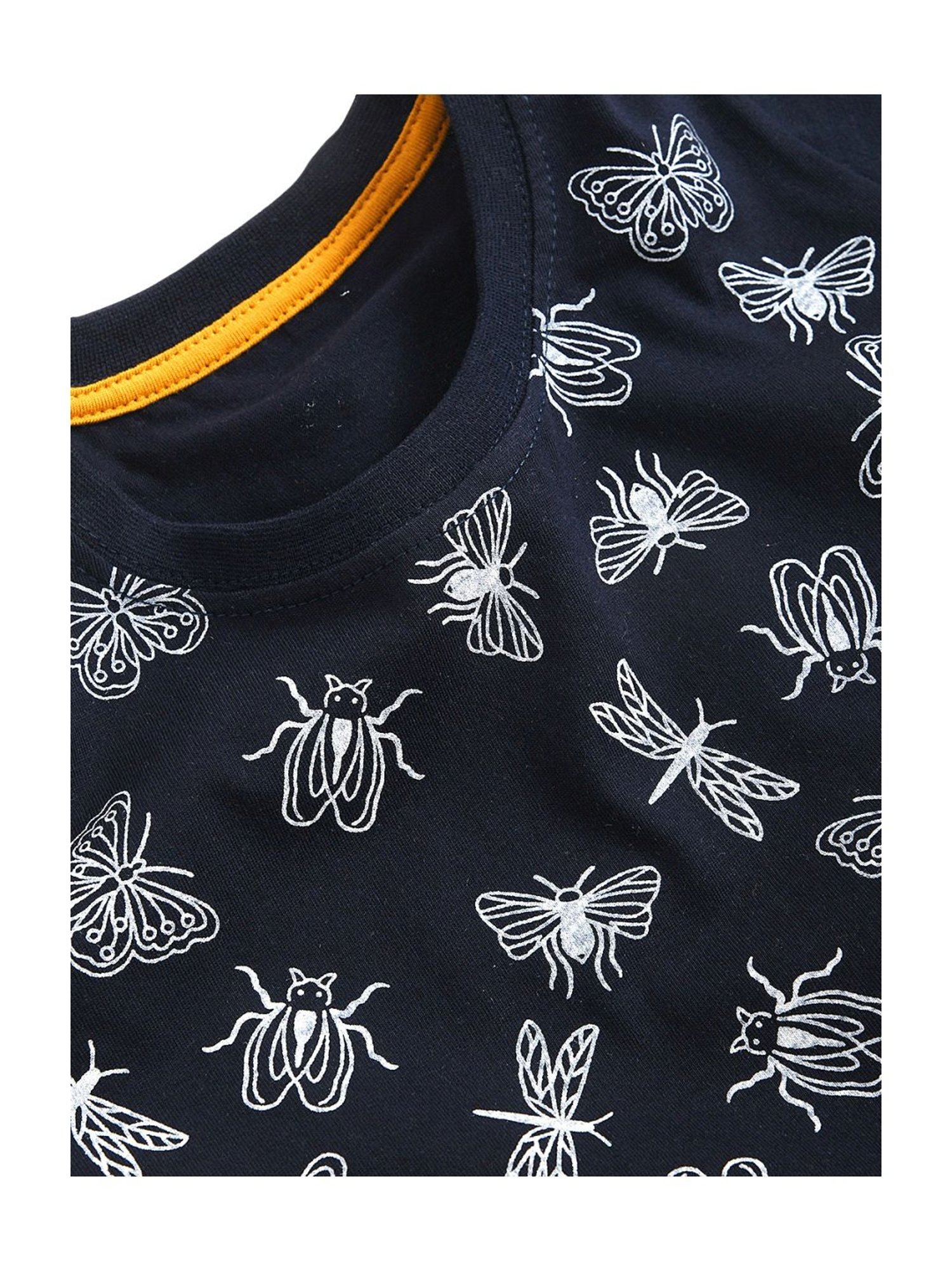 Kids Craft Navy Cotton Printed T-Shirt & Pants