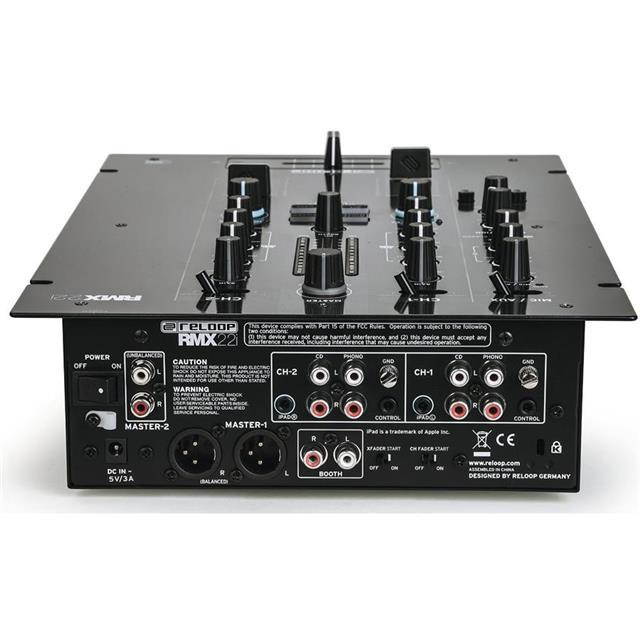 Reloop RMX-22i 2+1 Channel DJ Mixer with Digital FX & Smart Device Connectivity