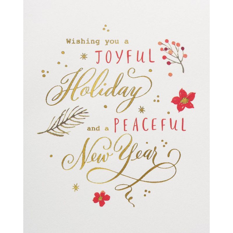 8ct Papyrus Traditional Wreath Boxed Holiday Greeting Cards