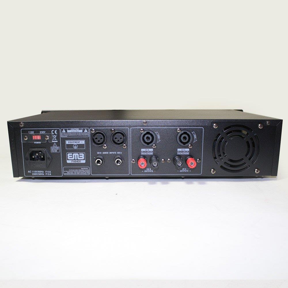 EMB Pro PA8400 Rack Mount Professional DJ Power Amplifier 4200W PA Band