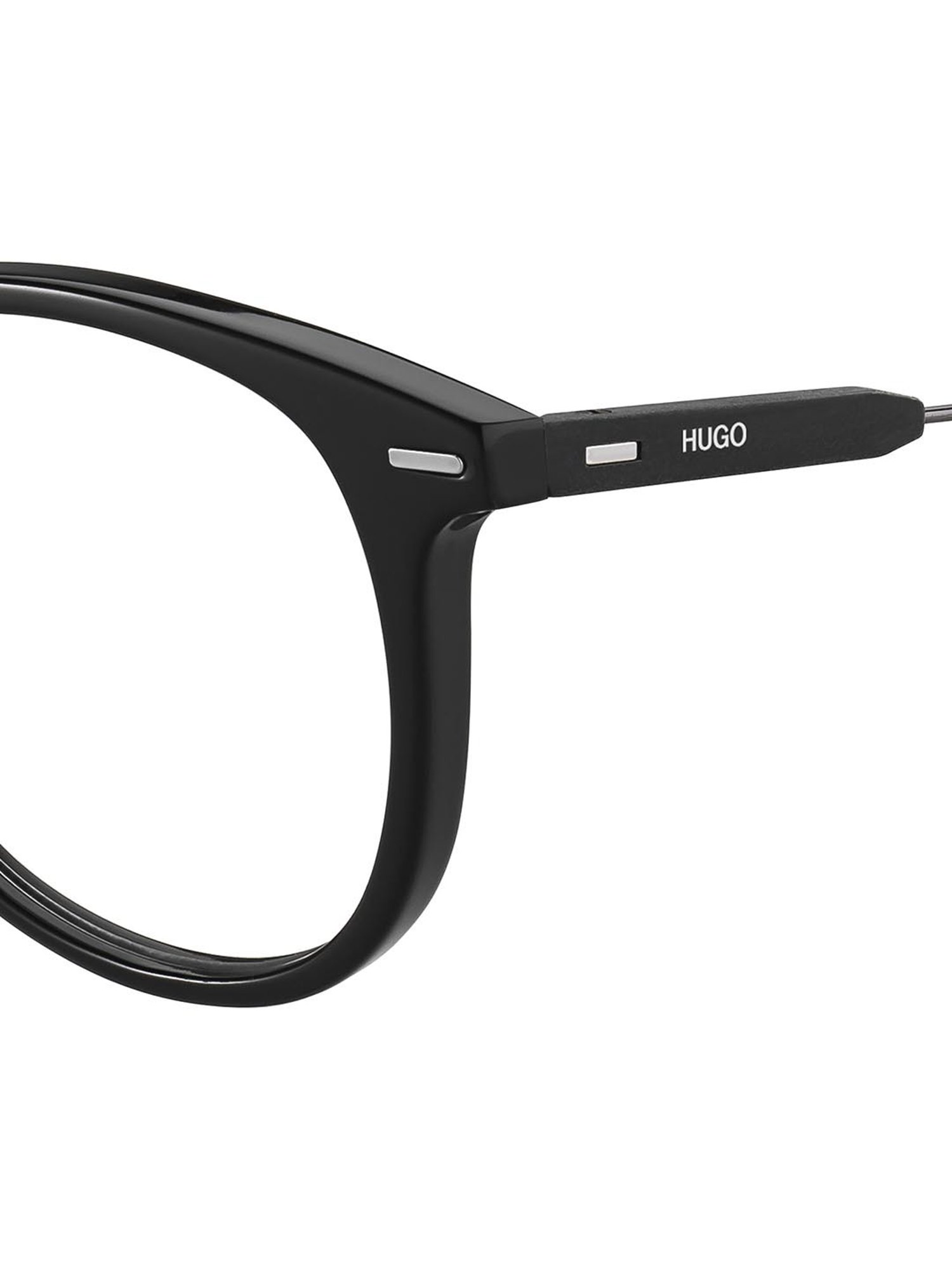 HUGO Black Rectangular Unisex Eye Frames