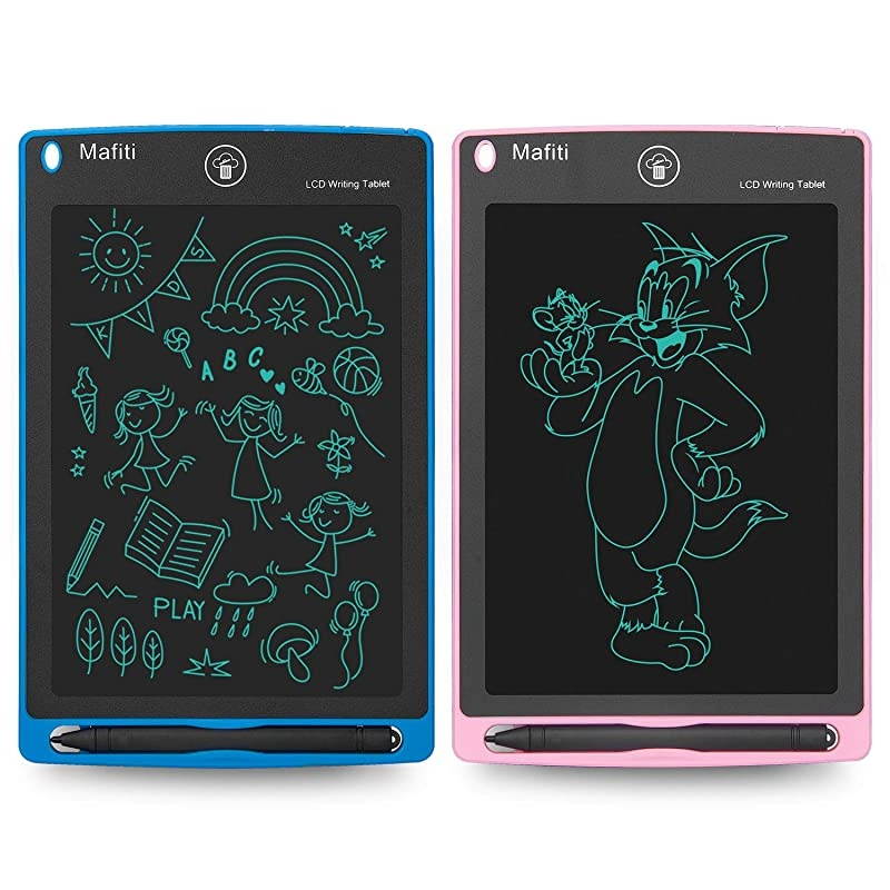 2 Pack LCD Writing Tablet 85 Inch Electronic Drawing Pads for Kids Portable Ewriter Doodle Board