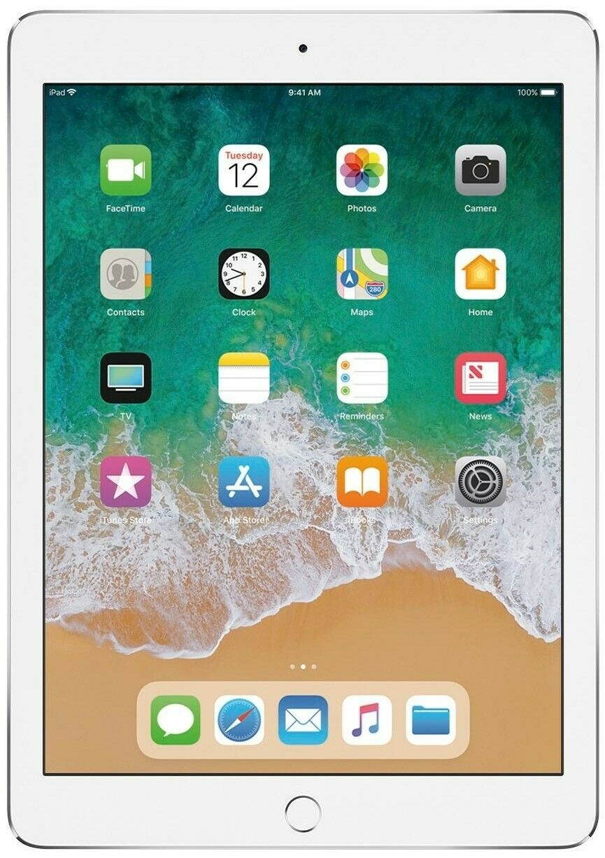 9.7" iPad Pro 32GB Wi-Fi + 4G LTE Cellular Silver 2016 Model -