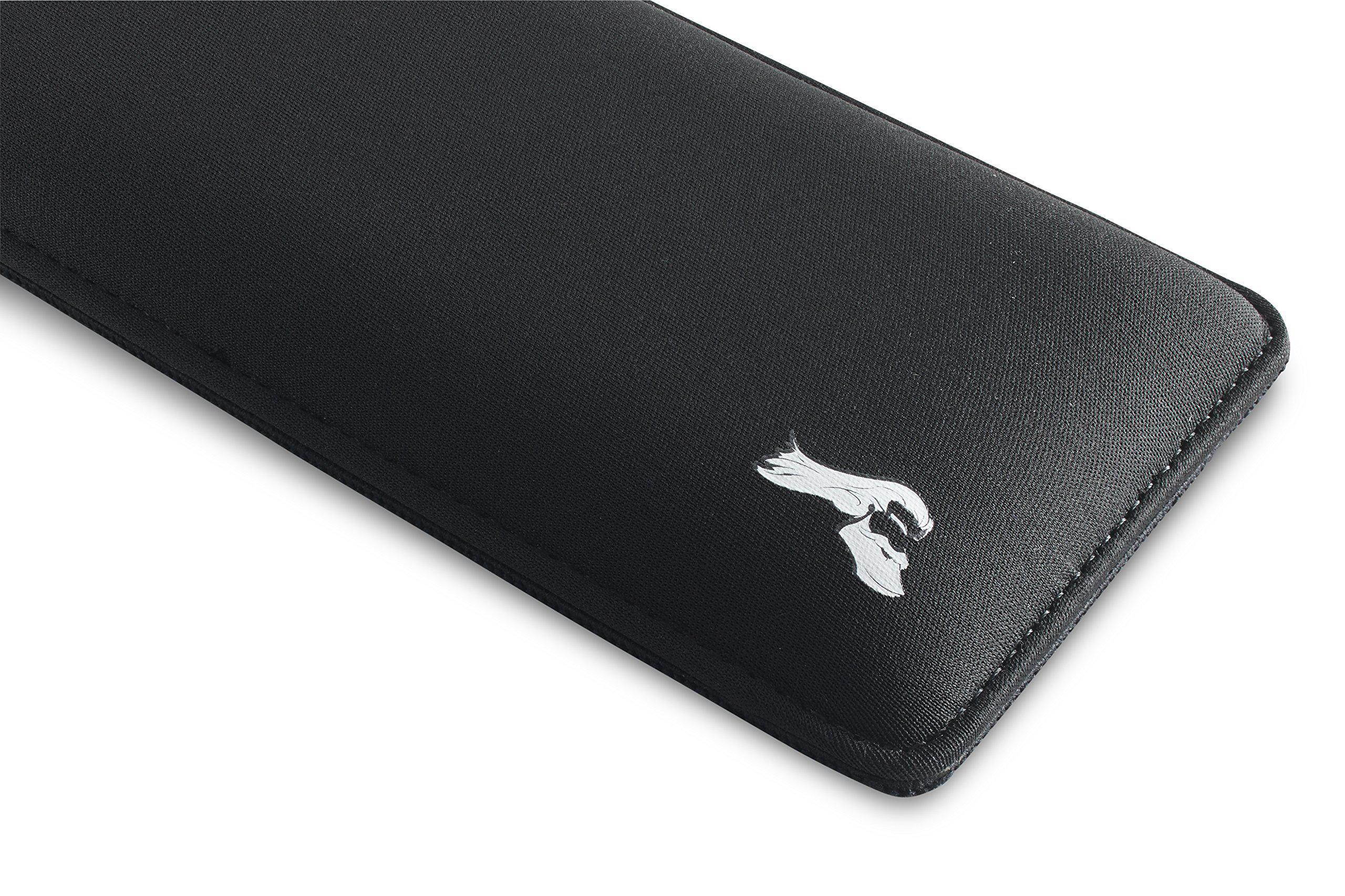 Glorious Gaming SLIM Wrist Pad/Rest - COMPACT SIZE Mechanical Keyboards,Stitched Edges,Ergonomic | 12x4 inches/13mm Thick (GSW-75)