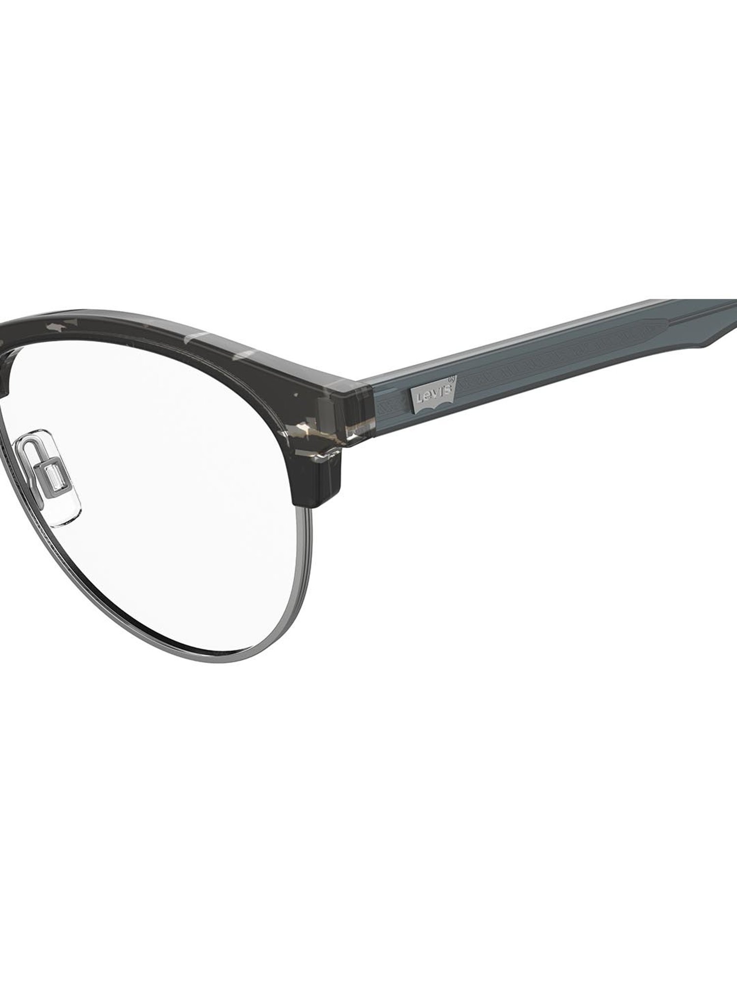 Levi's Black Clubmaster Eye Frames for Men