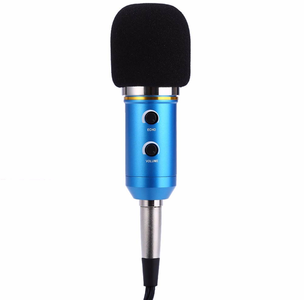 MK-F200TL Professional Microphone USB Condenser Microphone for Video Recording Karaoke Radio Studio Microphone for PC Computer