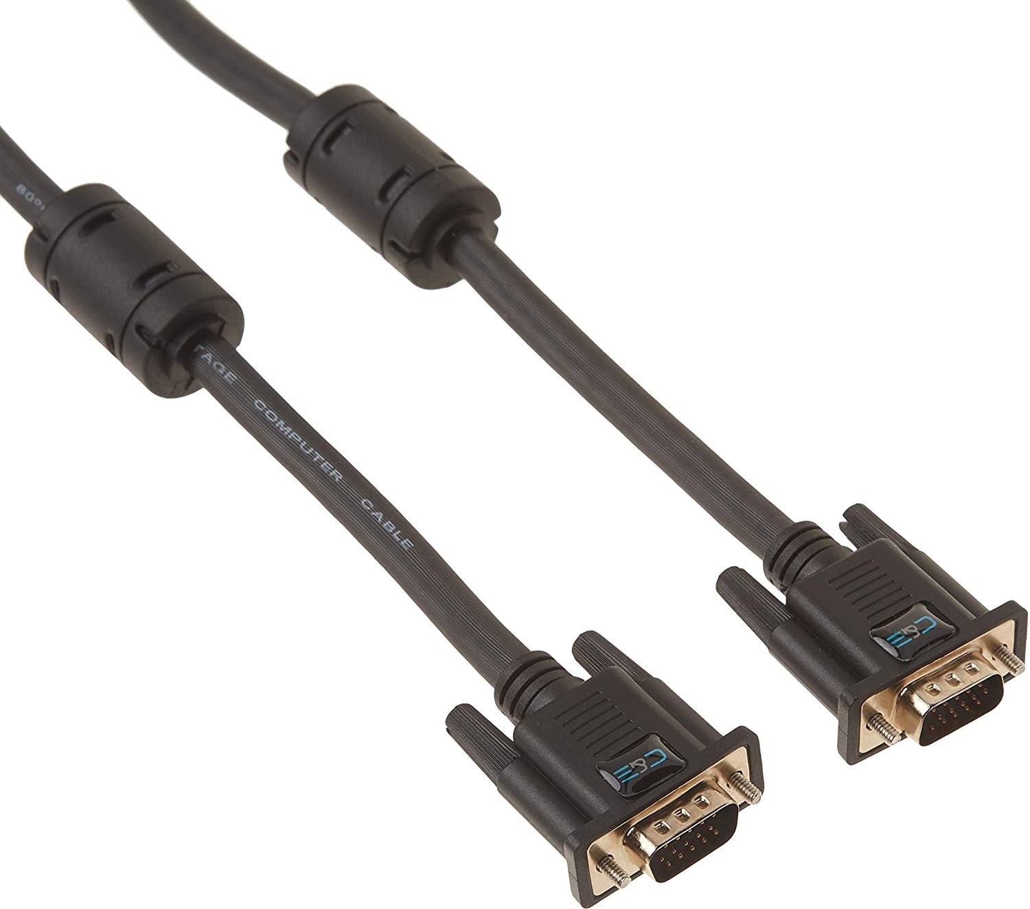 C&E 100 Feet Standard 15-Pin VGA Male to VGA Male Cable CNE63400
