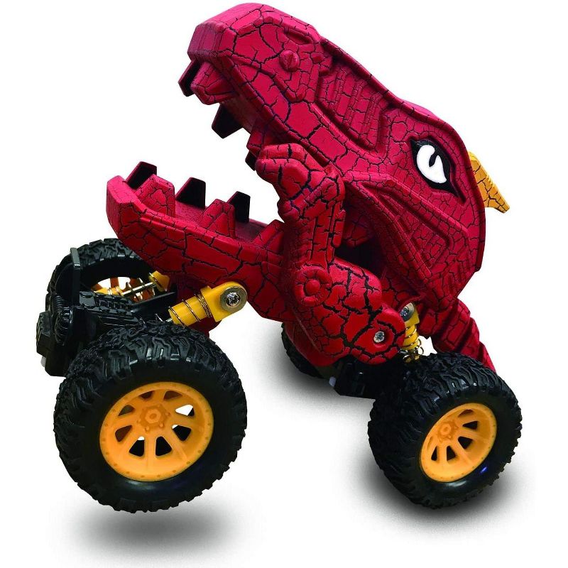 Aeromax Aeromax Dino-Faur Pull Back Dinosaur Truck | Red