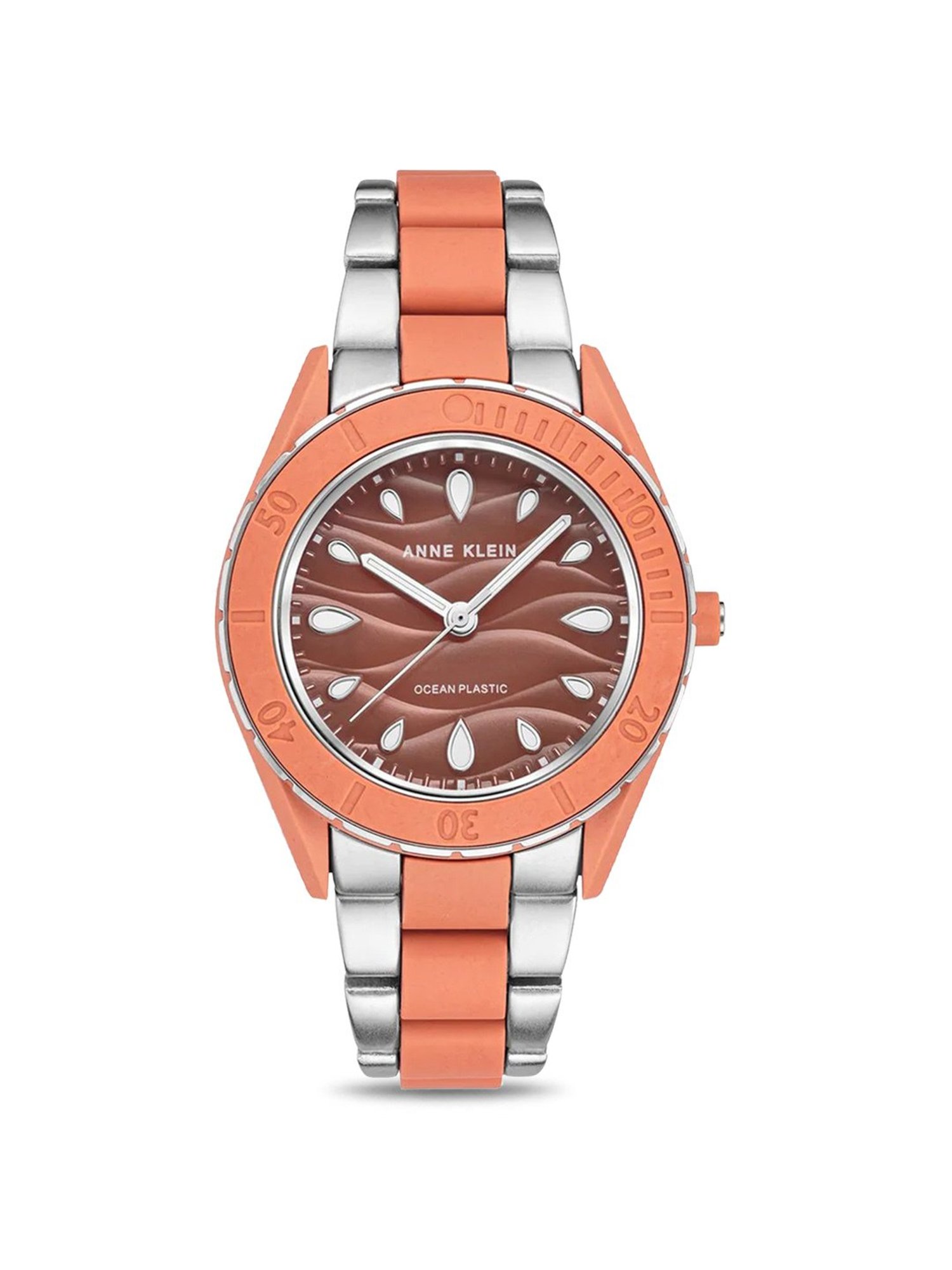 Anne Klein AK3911COSV Ocean Plastic Analog Watch for Women