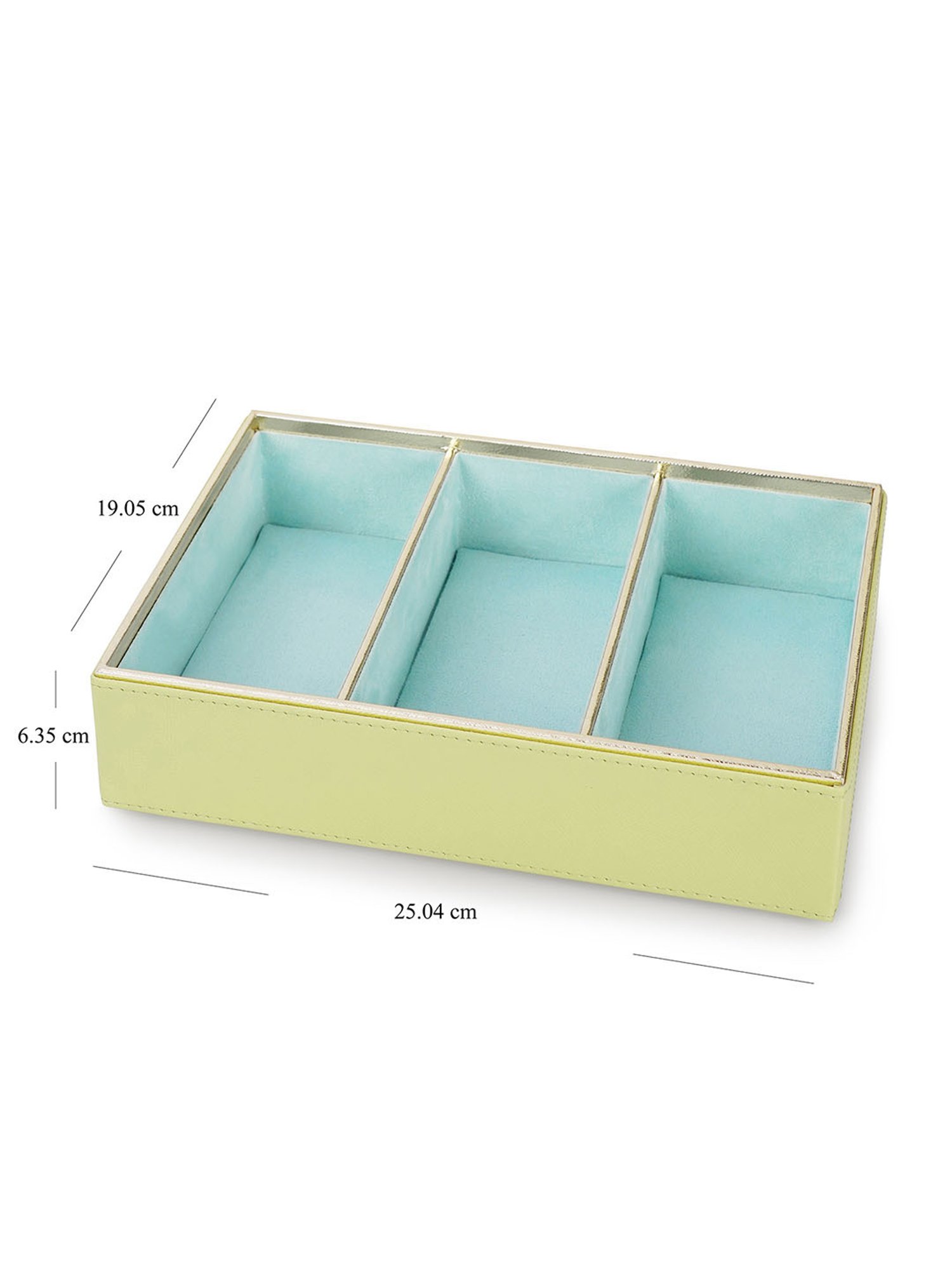 Pure Home and Living Blue Faux Leather Organisers