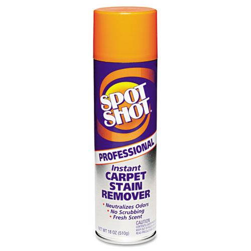 WD-40 Spot Shot Professional Instant Carpet Stain Remover, 18oz Spray Can, 12