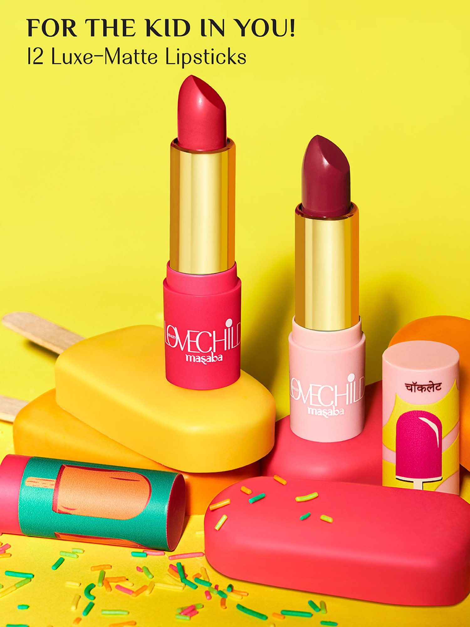 LoveChild Masaba For the Kid in You! Luxe-Matte Lipstick Twisted - 4 gm