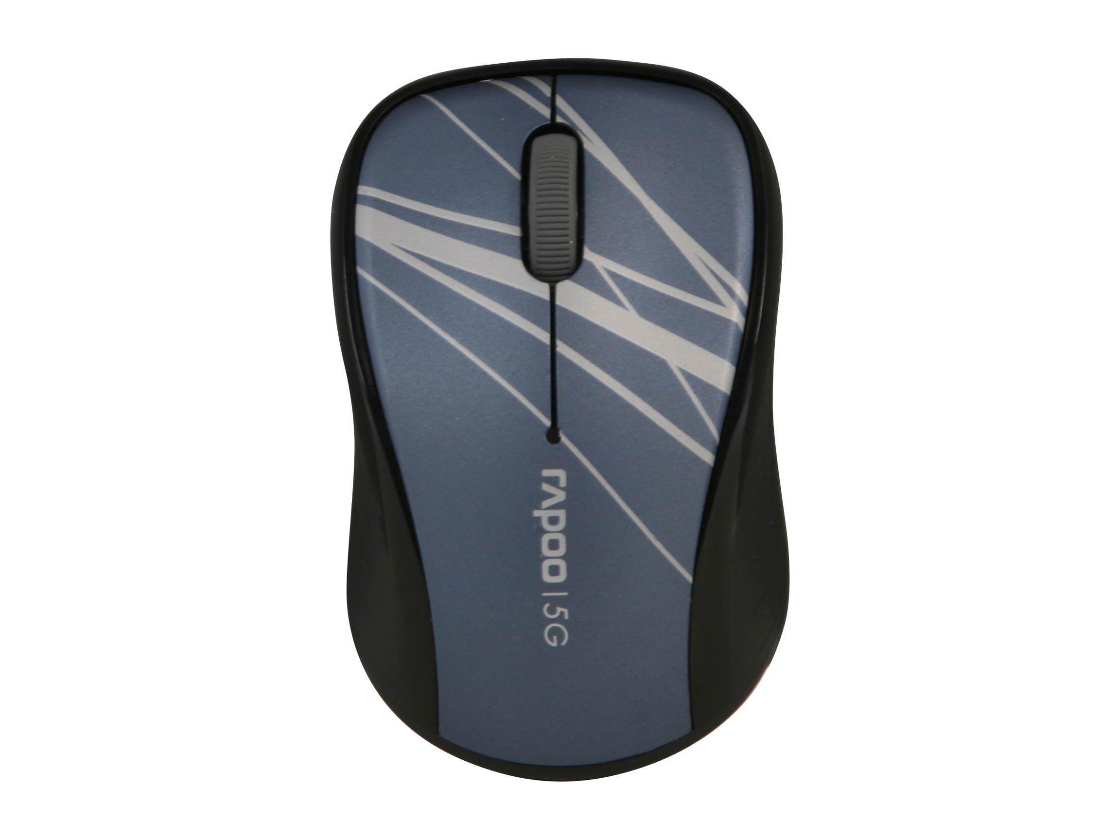 Rapoo 3100P Black 3 Buttons 1 x Wheel USB 5GHz Wireless Optical 1000 dpi Mouse