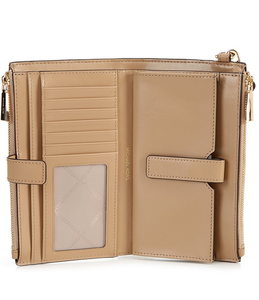 Michael Kors Signature Jet Set Double Zip Wristlet