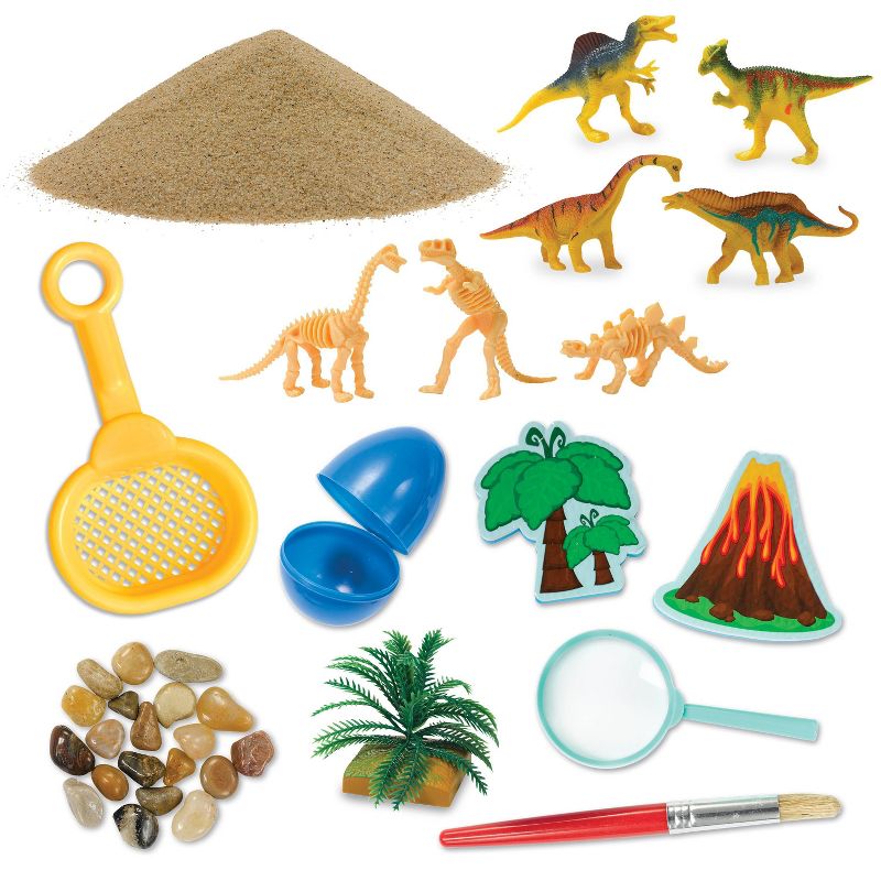 Dinosaur Dig Sensory Bin - Creativity for Kids